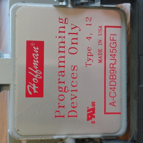 Hoffman Other - Hoffman Programming Devices Only TYPE 4,  12  A-C 4DB9J45GFI